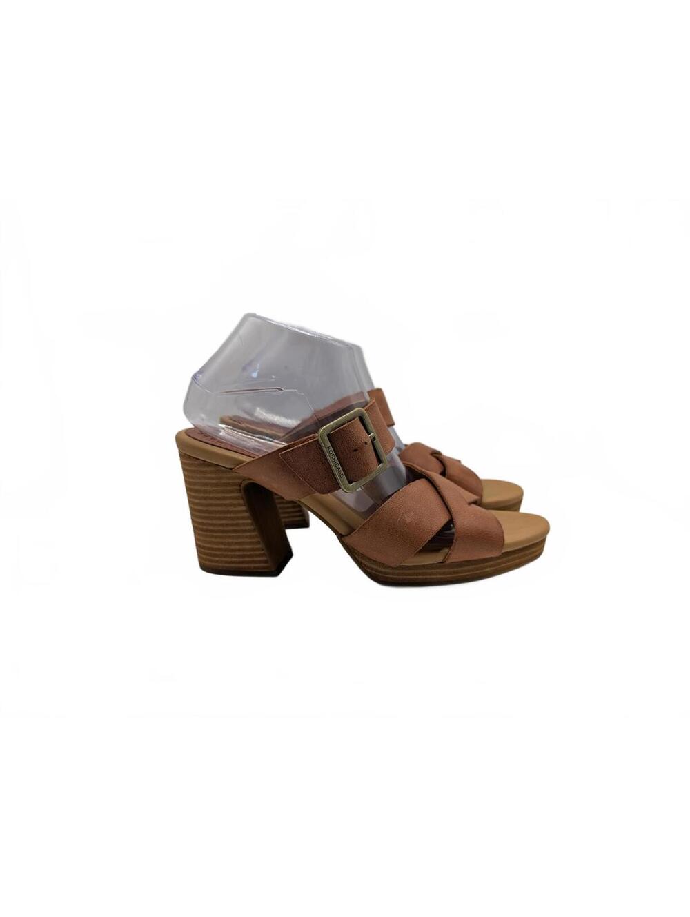Kork-Ease Macey Leather Platform Sandals Size 11M